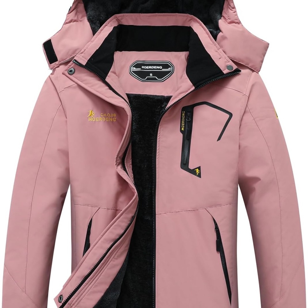 Pink women ski Jacket
